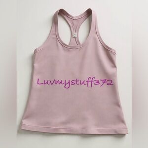 💗Lululemon Light Pink CRB Soft Nulu Tank Top